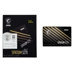 هارد SSD لپ تاپ 240 گیگابایت ام اس آی Sata 2.5Inch_Spatium S270 گارانتی ماتریس