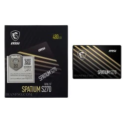 هارد SSD لپ تاپ 480 گیگابایت ام اس آی Sata 2.5Inch_Spatium S270 گارانتی ماتریس