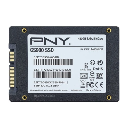 هارد SSD لپ تاپ 480 گیگابایت PNY Sata 2.5Inch CS900