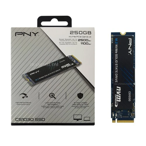 هارد SSD لپ تاپ 250 گیگابایت PNY M.2 NVME 2280_CS1030 یکسال گارانتی افق