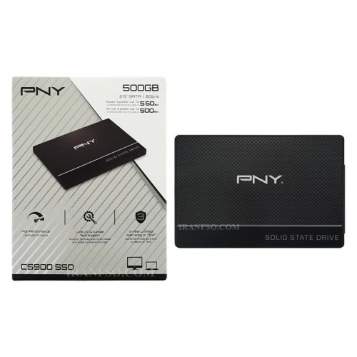 هارد SSD لپ تاپ 500 گیگابایت PNY Sata 2.5Inch CS900 یکسال گارانتی افق