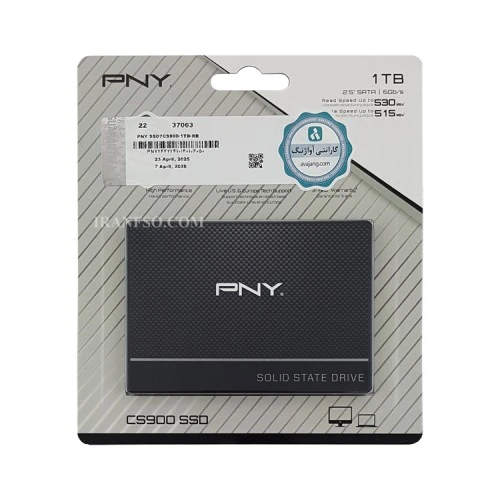 هارد SSD لپ تاپ 1 ترابایت PNY Sata 2.5Inch CS900 گارانتی آواژنگ