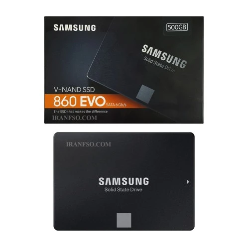 هارد SSD لپ تاپ 500 گیگابایت سامسونگ Sata 2.5 Inch EVO 860