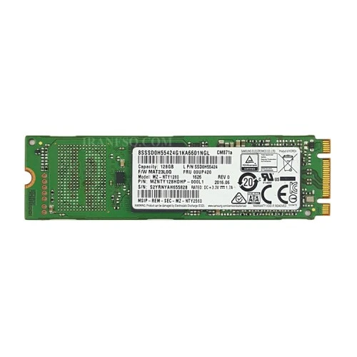 هارد SSD لپ تاپ سامسونگ 128 گیگابایت M.2 NGFF 2280 یک سال گارانتی