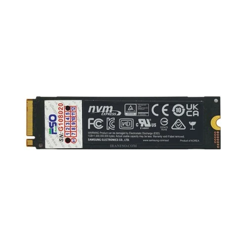 هارد SSD لپ تاپ 500 گیگابایت سامسونگ M2 NVME 2280 EVO 970