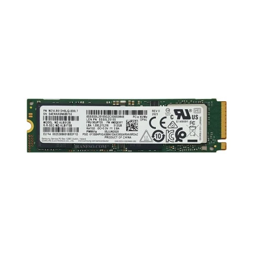 هارد SSD لپ تاپ 512 گیگابایت سامسونگ M2 NVME 2280