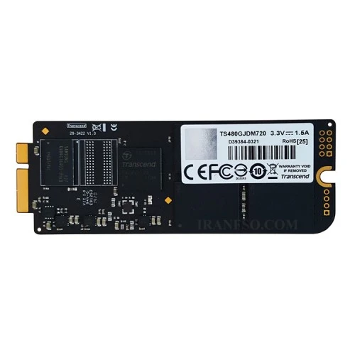 هارد SSD لپ تاپ 480 گیگابایت Transcend JetDrive 720 برای اپل MacBook Pro