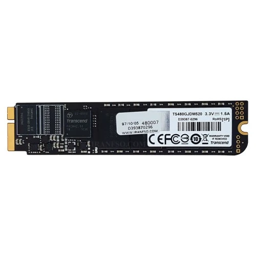 هارد SSD لپ تاپ 480 گیگابایت Transcend JetDrive 520 برای اپل MacBook Air