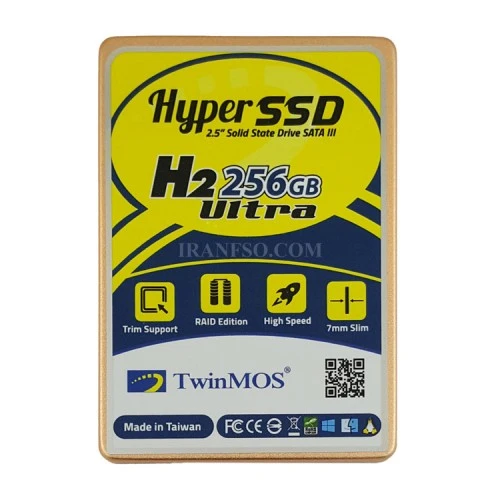 هارد SSD لپ تاپ 256 گیگابایت TwinMOS Sata 2.5Inch H2 ULTRA