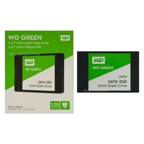 هارد SSD لپ تاپ 120 گیگابایت وسترن WD Green Sata 2.5Inch