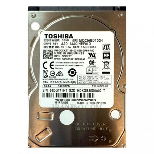 هارد SSHD لپ تاپ 500 گیگابایت توشیبا Sata 2.5Inch-8GB SSD