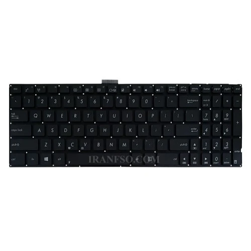 کیبرد لپ تاپ ایسوس X553-X555-P2540U مشکی-اینترکوچک بدون فریم