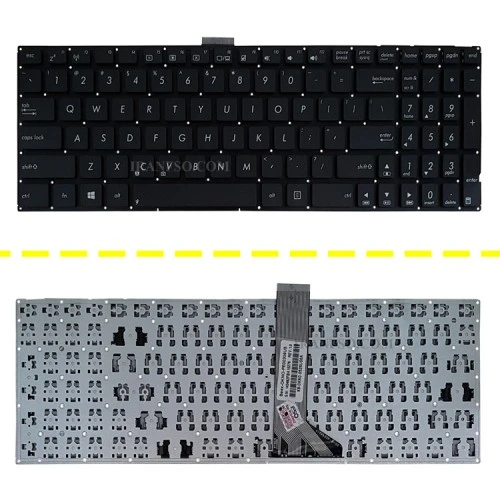 کیبرد لپ تاپ ایسوس X553-X555-P2540U مشکی-اینترکوچک بدون فریم