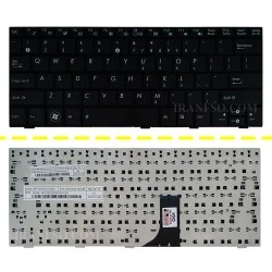 کیبرد لپ تاپ ایسوس Eee PC 1004-1005 مشکی-بدون فریم فلت باریک