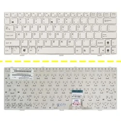کیبرد لپ تاپ ایسوس Eee PC 1004-1005 سفید-با فریم فلت پهن