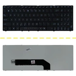 کیبرد لپ تاپ ایسوس K50-K61-K70 مشکی-بدون بک لایت-بافریم