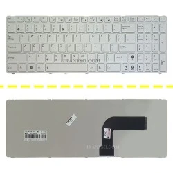 کیبرد لپ تاپ ایسوس K52-K53-N61 سفید-بافریم