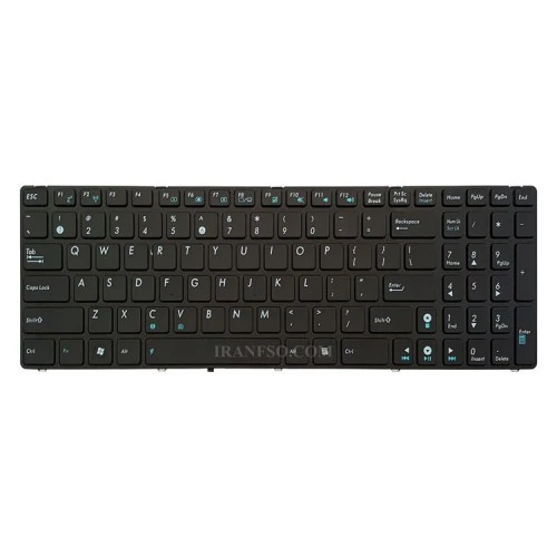 کیبرد لپ تاپ ایسوس K52-K53-N61-UX50 مشکی-بافریم