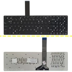 کیبرد لپ تاپ ایسوس K55V مشکی-اینترکوچک بدون فریم