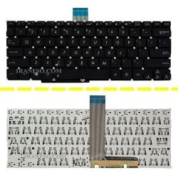 کیبرد لپ تاپ ایسوس X200MA-CA مشکی-اینترکوچک بدون فریم