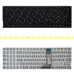 کیبرد لپ تاپ ایسوس VivoBook K556 مشکی-اینترکوچک بدون فریم