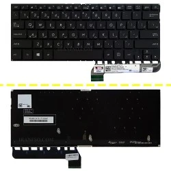 کیبرد لپ تاپ ایسوس ZenBook UX430U مشکی-اینترکوچک-بابک لایت-بدون فریم