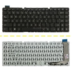 کیبرد لپ تاپ ایسوس VivoBook X441 مشکی-اینترکوچک بدون فریم-به همراه کلید پاور