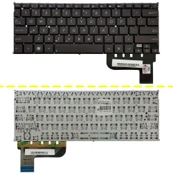 کیبرد لپ تاپ ایسوس ZenBook UX21A مشکی-اینترکوچک بدون فریم به همراه کلید پاور