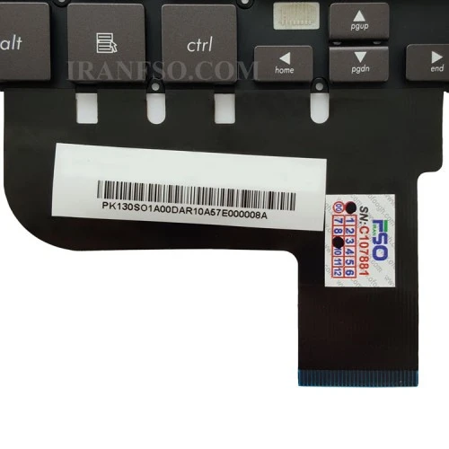 کیبرد لپ تاپ ایسوس ZenBook UX21A مشکی-اینترکوچک بدون فریم به همراه کلید پاور