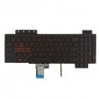 کیبرد لپ تاپ ایسوس TUF Gaming FX505 مشکی-اینترکوچک-بابک لایت-بدون فریم با کلید پاور