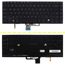 کیبرد لپ تاپ ایسوس ZenBook Pro UX550 مشکی-اینترکوچک-بابک لایت و کلید پاور