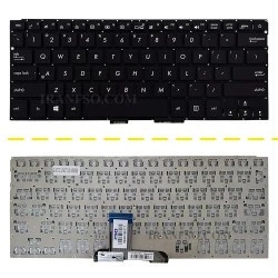 کیبرد لپ تاپ ایسوس ZenBook UX310-UX410 مشکی-اینترکوچک-بدون فریم با کلید پاور