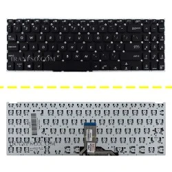 کیبرد لپ تاپ ایسوس VivoBook X509 مشکی-اینترکوچک بدون فریم به همراه کلید پاور