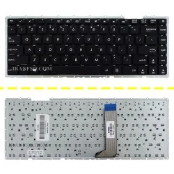 کیبرد لپ تاپ ایسوس VivoBook 14 X442 مشکی-اینترکوچک بدون فریم به همراه کلید پاور