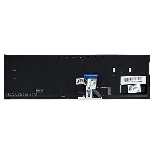 کیبرد لپ تاپ ایسوس ZenBook Flip Q534UX-Q503UA نقره ای-اینترکوچک-بابک لایت-بدون فریم با کلید پاور