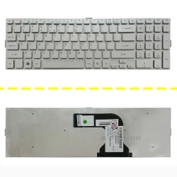 کیبرد لپ تاپ ایسر Aspire 5943 نقره ای-اینترکوچک بدون فریم