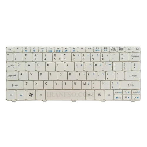 کیبرد لپ تاپ ایسر Aspire One 532 سفید