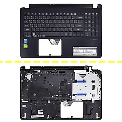 کیبرد لپ تاپ ایسر Aspire V5-573G مشکی با قاب C دست دوم