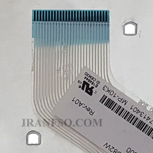 کیبرد لپ تاپ ایسر Aspire V3-571_E1-570_E1-572_5755 سفید-اینتر کوچک بدون فریم