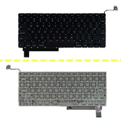 کیبرد لپ تاپ اپل MacBook Pro A1286_Mid 2009-2012 اینترکوچک به همراه کلید پاور