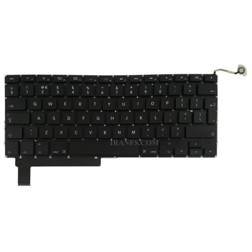 کیبرد لپ تاپ اپل MacBook Pro A1286_Mid 2009-2012 اینتربزرگ به همراه کلید پاور