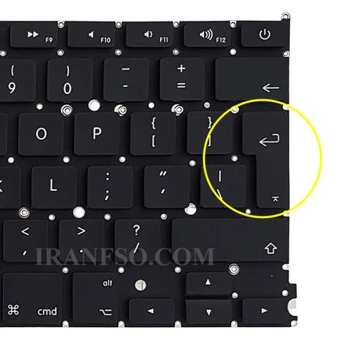 کیبرد لپ تاپ اپل MacBook Pro A1425 مشکی-اینتربزرگ