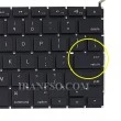 کیبرد لپ تاپ اپل MacBook Pro A1286-LAT08 مشکی-اینترکوچک به همراه کلید پاور