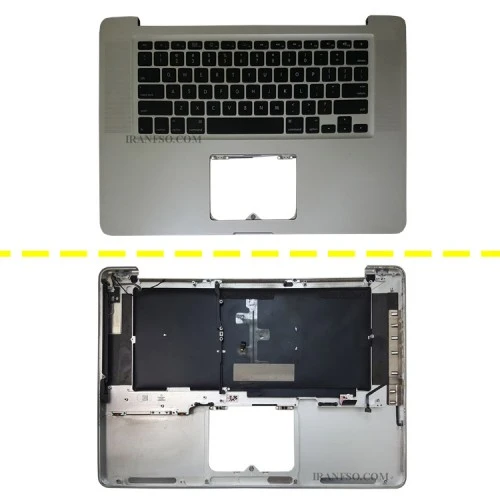 کیبرد لپ تاپ اپل MacBook Pro A1286_2009-2012 با قاب C دست دوم