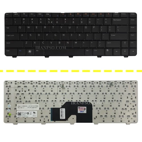 کیبرد لپ تاپ دل Inspiron 1370 مشکی-اینترکوچک