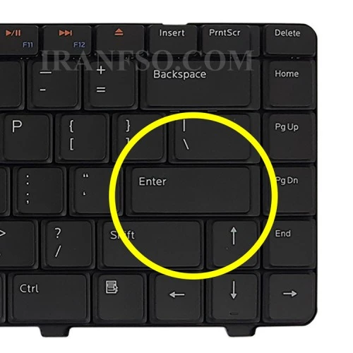 کیبرد لپ تاپ دل Inspiron 1370 مشکی-اینترکوچک