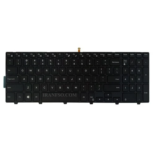 کیبرد لپ تاپ دل Inspiron 15-5000 مشکی-با بک لایت-با فریم