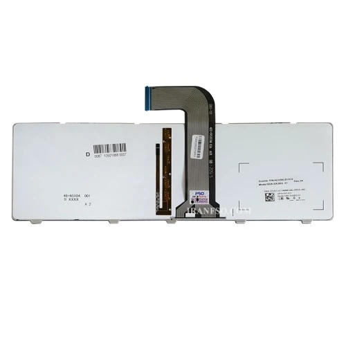 کیبرد لپ تاپ دل XPS L502 Inspiron 5040-5050 Vostro-1540 با بک لایت-با فریم