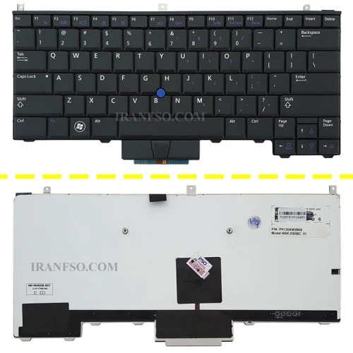 کیبرد لپ تاپ دل Latitude E4310 با موس-با بک لایت