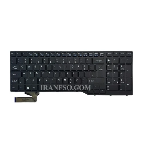 کیبرد لپ تاپ فوجیتسو Lifebook AH544 مشکی-با فریم